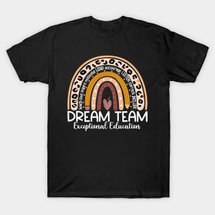 Education Rainbow SPED Teacher Back To School T-Shirt